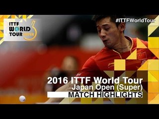 2016 Japan Open Highlights: Zhang Jike vs Kenta Matsudaira (R32)