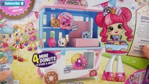 Shoppies Doll Donatinas Donut Delights Playset Season 4 Exclusives + Mini Shopkins Toy Vi