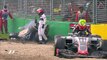 Alonso And Gutierrez Crash | Australian Grand Prix 2016