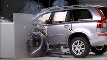 2014 Volvo XC90 small overlap IIHS crash test