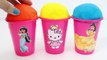 Hello Kitty Foam Clay KINDER Surprise Eggs Ice Cream Cups Minions Disney Princess RainbowL