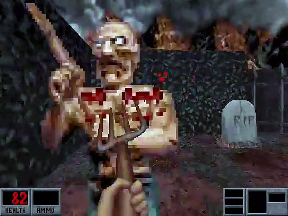 Blood DOS GAME test video 1 - GamesNostalgia