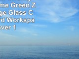 Rikki Knight Chunky Chevron Lime Green Zig Zag Large Glass Cutting Board Workspace Saver
