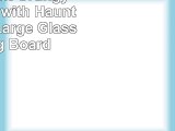 Rikki Knight Grungy Halloween with Haunted House Large Glass Cutting Board