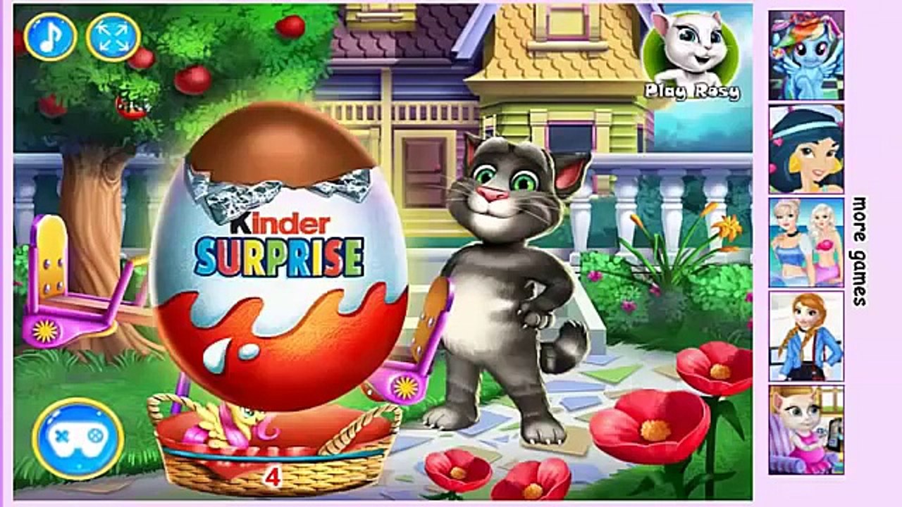 Talking Tom And Big Surprise Eggs! Cartoon Games For Kids Compilation New