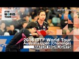 2016 Australian Open Highlights: Honoka Hashimoto/Hitomi Sato vs Lay Jian Fang/Miao M. (Final)
