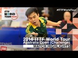 2016 Australian Open Highlights: Masaki Takami vs Zhao Anthony (U21-Qual)