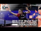 2016 Slovenia Open Highlights: Ai Fukuhara vs Feng Tianwei (1/2)