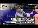 2016 Slovenia Open Highlights: Feng Tianwei vs Jeon Jihee (Final)