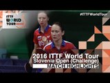 2016 Slovenia Open Highlights: Jeon Jihee/Yang Haeun vs Maria Dolgikh/Polina Mikhailova (Final)