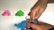 DIY How To Make ColorsKnetic Sand Cake Learn Arena mágica de colores
