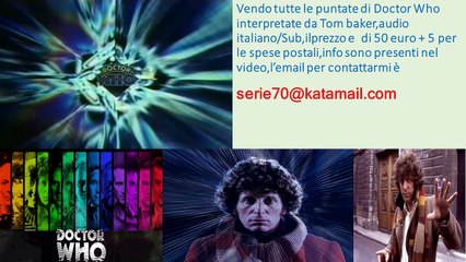 Doctor Who tutte le puntate Tom Baker in DVD