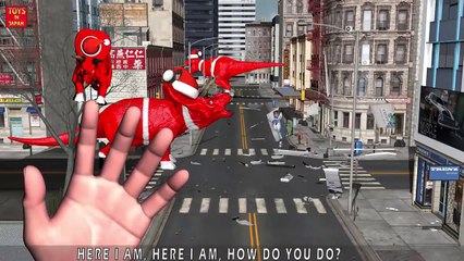 Crazy Gorilla Vs Crazy Dinosaur Finger Family Nursery Rhymes Collection | Finger Family