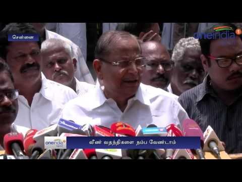 Jayalalithaa health is improving, says Tamilnadu Congress ex chief - Oneindia Tamil