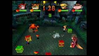 Crash Bash - Warp Room 1: Jungle - Jungle Bash (Crystal) (2000) [PLAYSTATION]