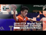 2016 Slovenia Open Highlights: Joo Se Hyuk vs Wong Chun Ting (1/4)