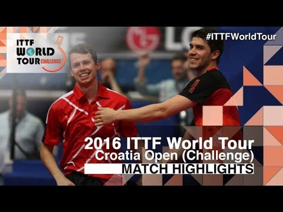 2016 Croatia Open Highlights: Jung Youngsik/Lee Sangsu vs Patrick Franziska/Jonathan Groth (Final)