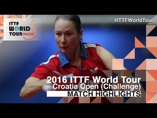 2016 Croatia Open Highlights: Miu Hirano vs Polina Mikhailova (1/2)