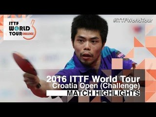 2016 Croatia Open Highlights: Chuang Chih-Yuan vs Tiago Apolonia (1/4)