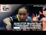 2016 Croatia Open Highlights: Mima Ito vs Yui Hamamoto (U21-Final)