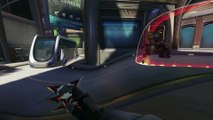 Overwatch: Genji should be able to reflect this projectile.. It's only fair if you're shooting your shields across the point