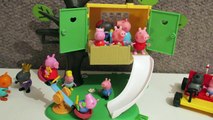 Peppa Pig Park Play House Construction Set Playground Slides George Pig Mega Bloks DisneyC