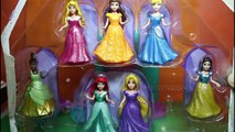 7 Disney Princess MagiClip Collection Tiana Rapunzel Cinderella Magic-Clip Play-Doh-Plus S