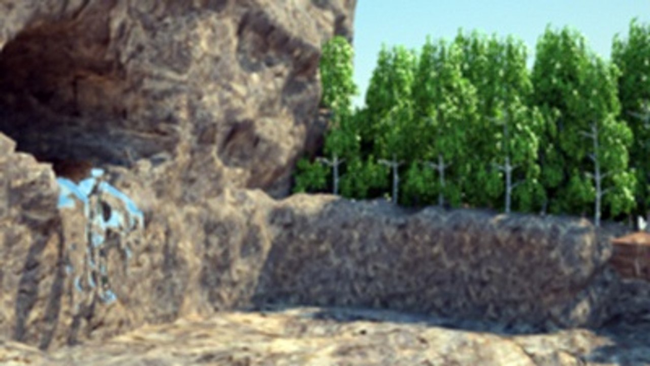 water fall animation