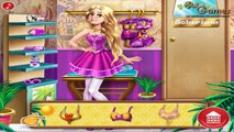 Disney Princess Elsa Rapunzel Ariel Sofia Barbie Tanning Solarium Games Compilation Full E