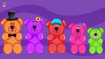 Mega Gummy Bear Dressed As Doctor Finger Family Song Nursery Rhymes For Children