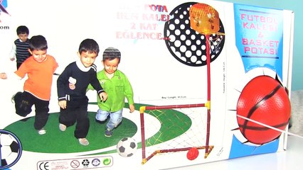 Oyuncak Basketbol Futbol Seti Matrax Kale Pota-5lTpOqKI-dA