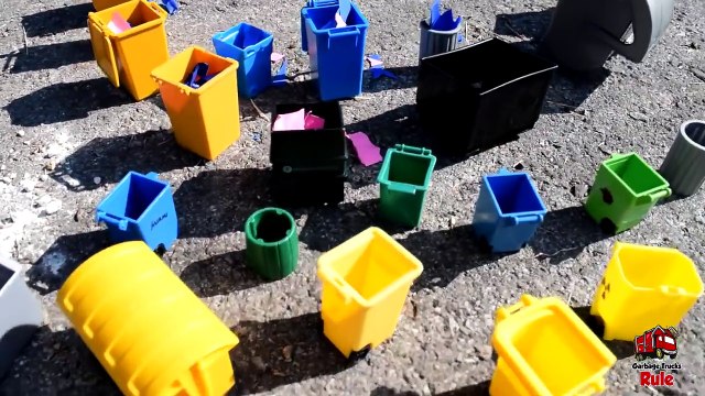 GARBAGE TRUCK Videos For Children l Kids Bruder Garbage Truck To The Rescue! l TOY TRUCK Videos Kids-AR3TMURKU2Y