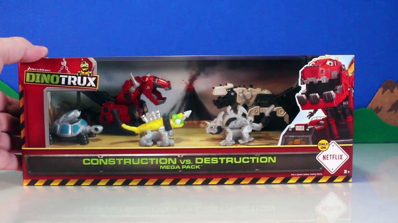 DINOTRUX Construction vs Destruction Mega Pack Dinosaur Toy Trucks Toypals.tv-1csrm9wwWlc
