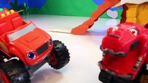 DINOTRUX Toys Ty RUX (Dinosaurs & Trucks) Gets Help from BLAZE AND THE MONSTER MACHINES Toypals.tv-zeDzItn7HZk