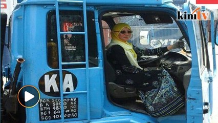 Video: "Jadi 'drebar' lori tak susah, kita duduk, jalan" - Kak lori