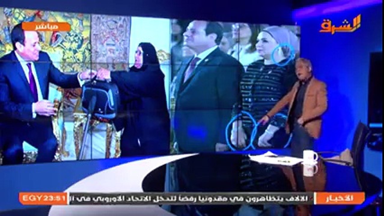 معتز مطر يكشف عن قيمة المجهورات التي ترتديها زوجة السيسي