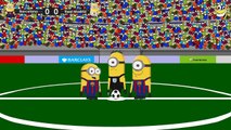 Minions Barcelona vs Real Madrid - Minions Football Game - Funny Cartoon [HD]