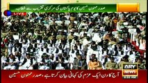 President Mamnoon Hussain addresses Pakistan Day Parade