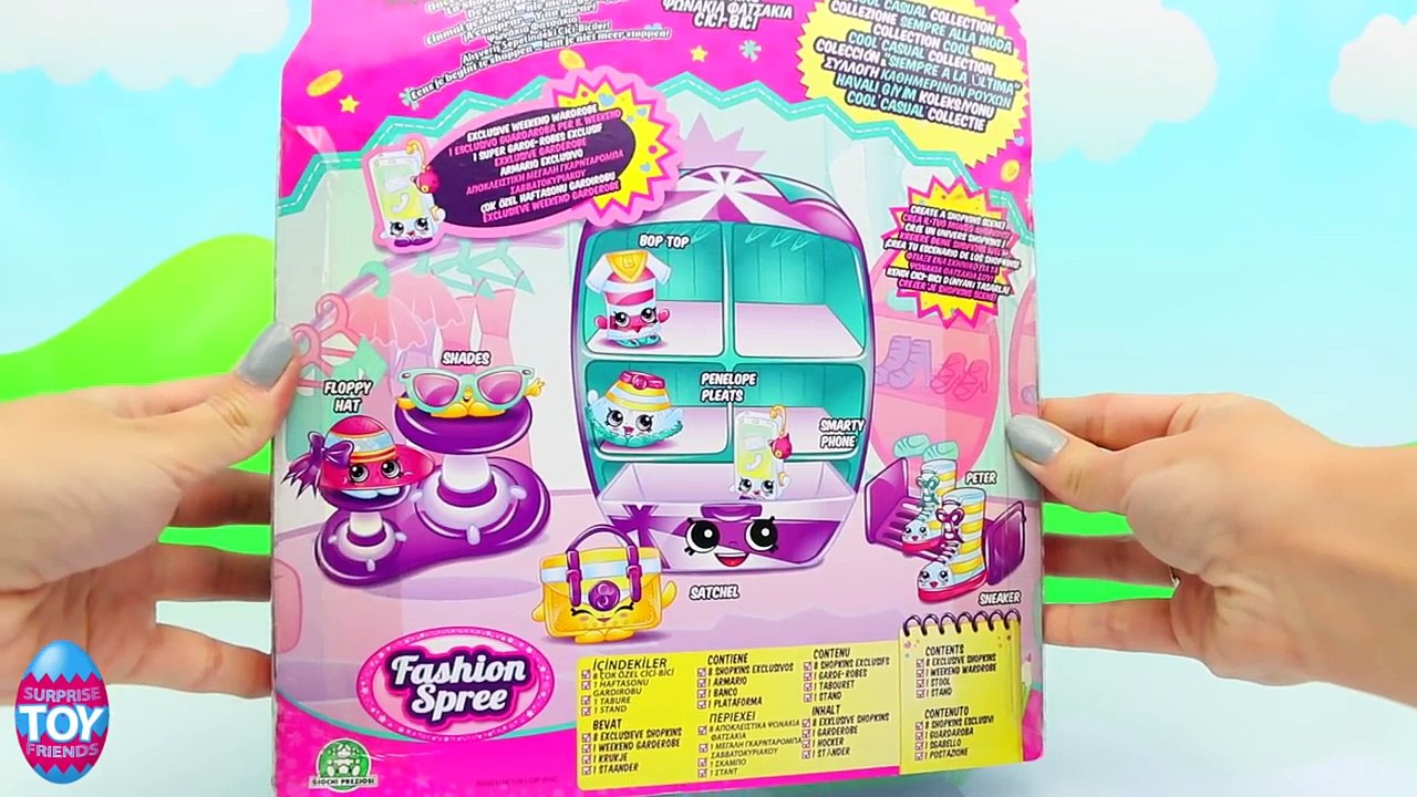 Shopkins Season 3 Playset Shoe Dazzle Collection Fashion Spree Exclusive Toy Video Disney