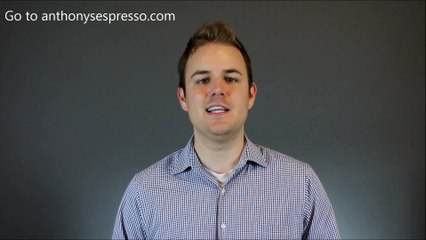 Expresso Machine - Anthony’s Espresso