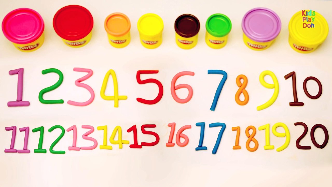 Play Doh Numbers 1-100 | Learn Numbers 1 - 100 | Number Song | Kids Rhyme