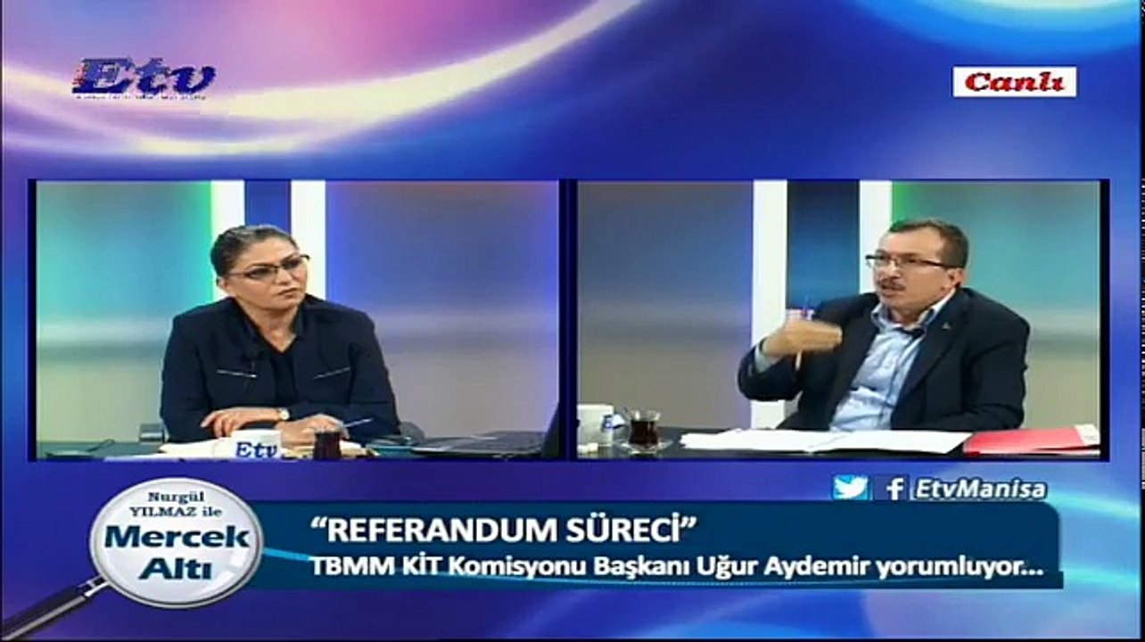 AK Parti Manisa Milletvekili ve TBMM KİT Komisyon Başkanı Uğur Aydemir, Referandum Sürecini değerlendirdi