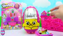 Shopkins Limited Edition Buttercup Play Doh Surprise Egg with Season 2 12 Pack & Blind Bags STF