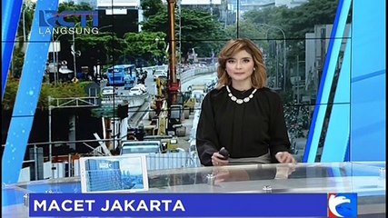 Jalan MT Haryono Macet Panjang Imbas Pembangunan Flyover