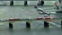 Attaque à Londres: La traversée de l'assaillant en voiture sur le pont de Westminster filmée par les caméras de vidéosur