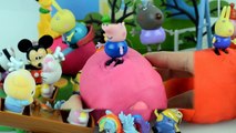 SURPRISE BACKPACK Peppa Pig Play Doh Eggs Mickey Minnie Mouse Frozen Hello Kitty Jake Neve