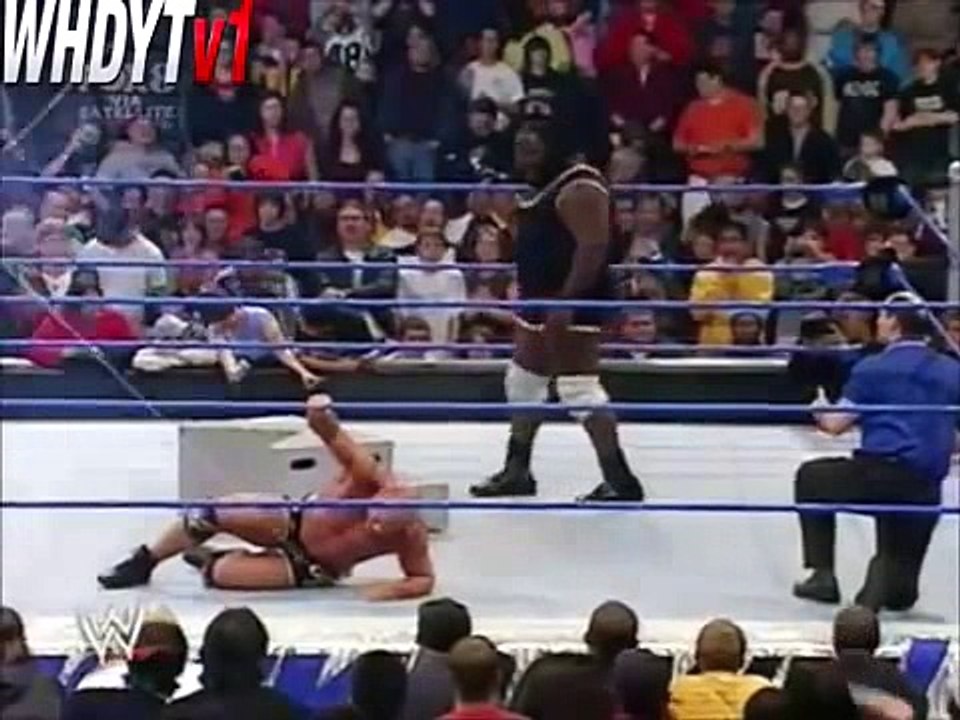 Mark Henry Attacks Kurt Angle Smackdown January 20th 2006