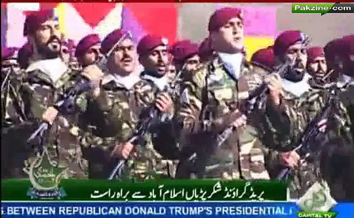 SSG Commandos entry in Pak day parade 23rd March 2017
