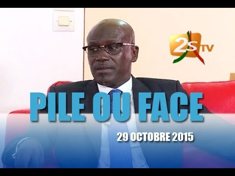 Pile ou face avec le ministre Seydou GUEYE du 29 octobre 2015