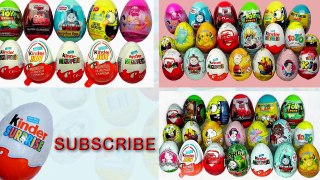 Peppa pig kinder surprise eggs Barbie Minnie mouse Play doh gifts